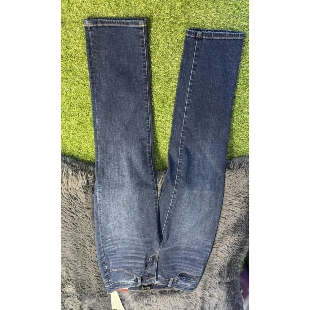 Talbots jeans womens size 2 high waist straight leg blue denim